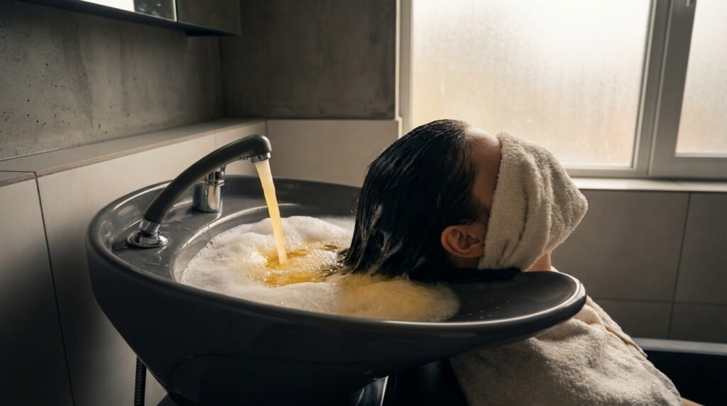 Bac shampoing maison